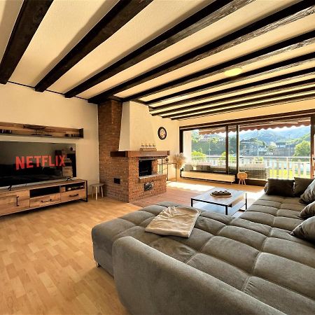 Апартаменти Traumaussicht Kamin Balkon Burgblick 65 Zoll Tv Netflix Sky Joyn Lindenplatz Буллай Екстер'єр фото
