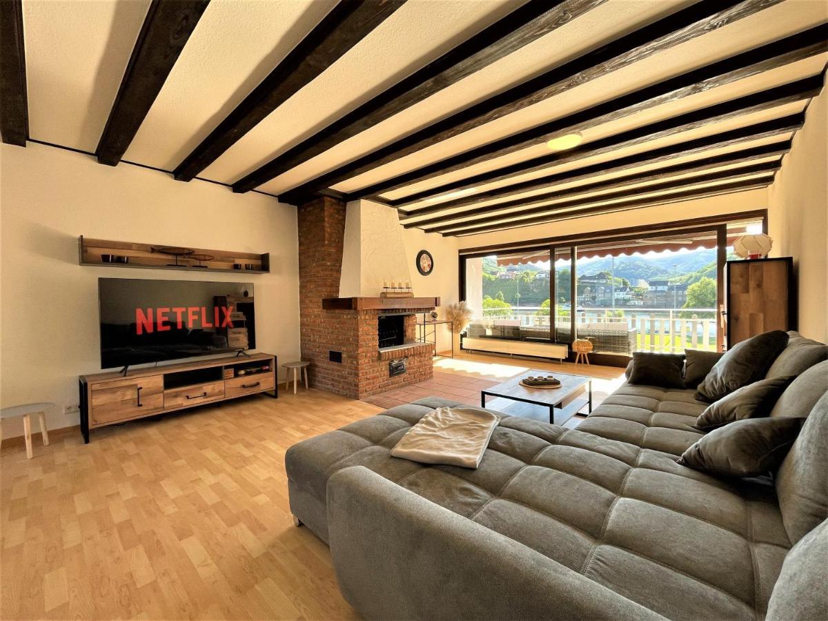 Апартаменти Traumaussicht Kamin Balkon Burgblick 65 Zoll Tv Netflix Sky Joyn Lindenplatz Буллай Екстер'єр фото