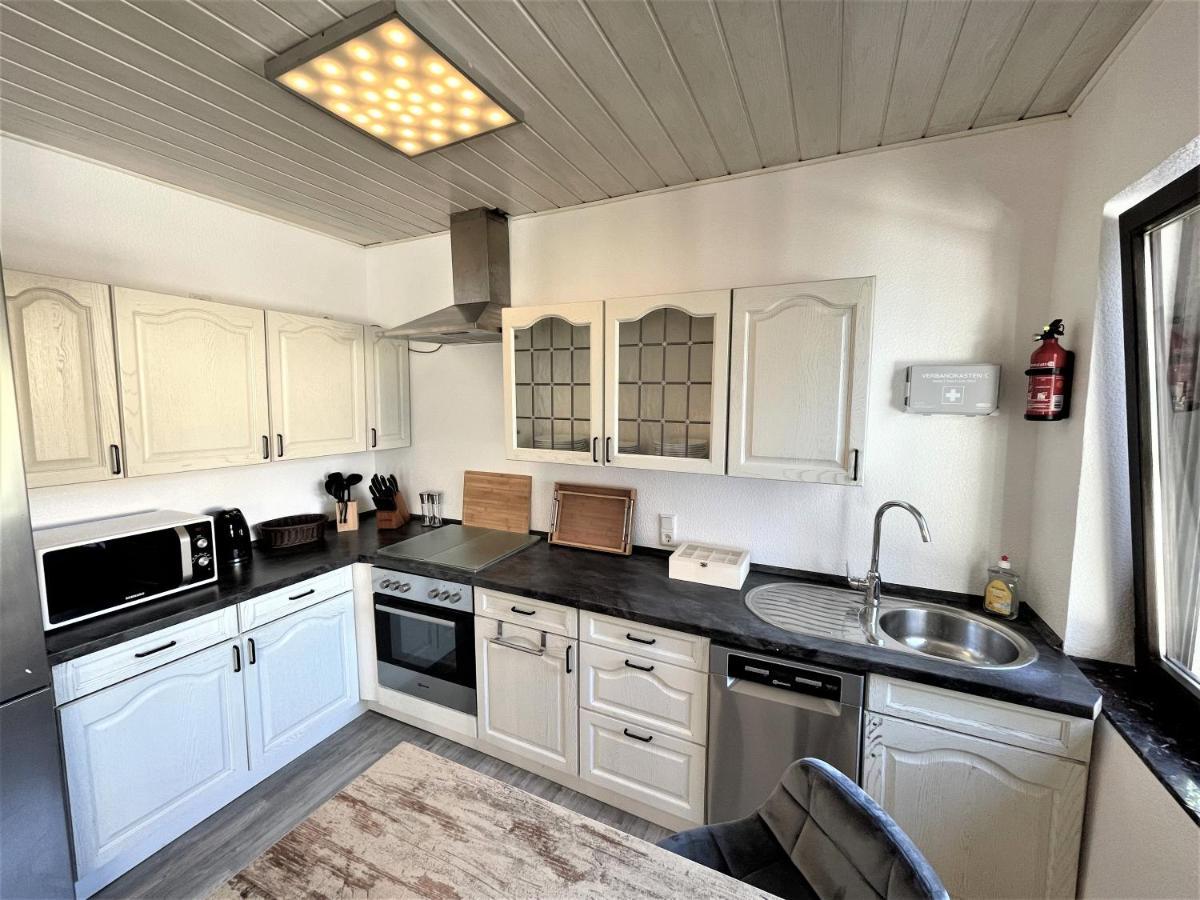 Апартаменти Traumaussicht Kamin Balkon Burgblick 65 Zoll Tv Netflix Sky Joyn Lindenplatz Буллай Екстер'єр фото