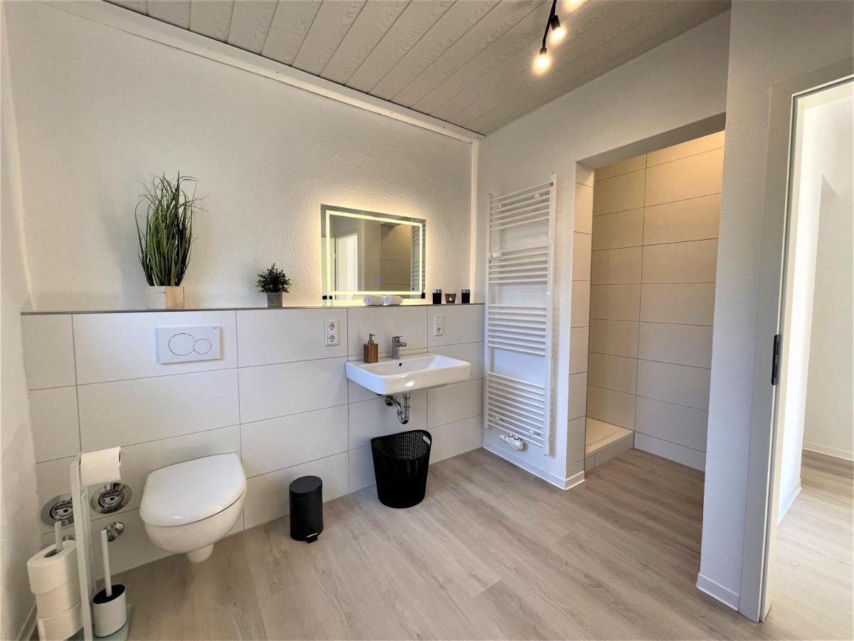 Апартаменти Traumaussicht Kamin Balkon Burgblick 65 Zoll Tv Netflix Sky Joyn Lindenplatz Буллай Екстер'єр фото