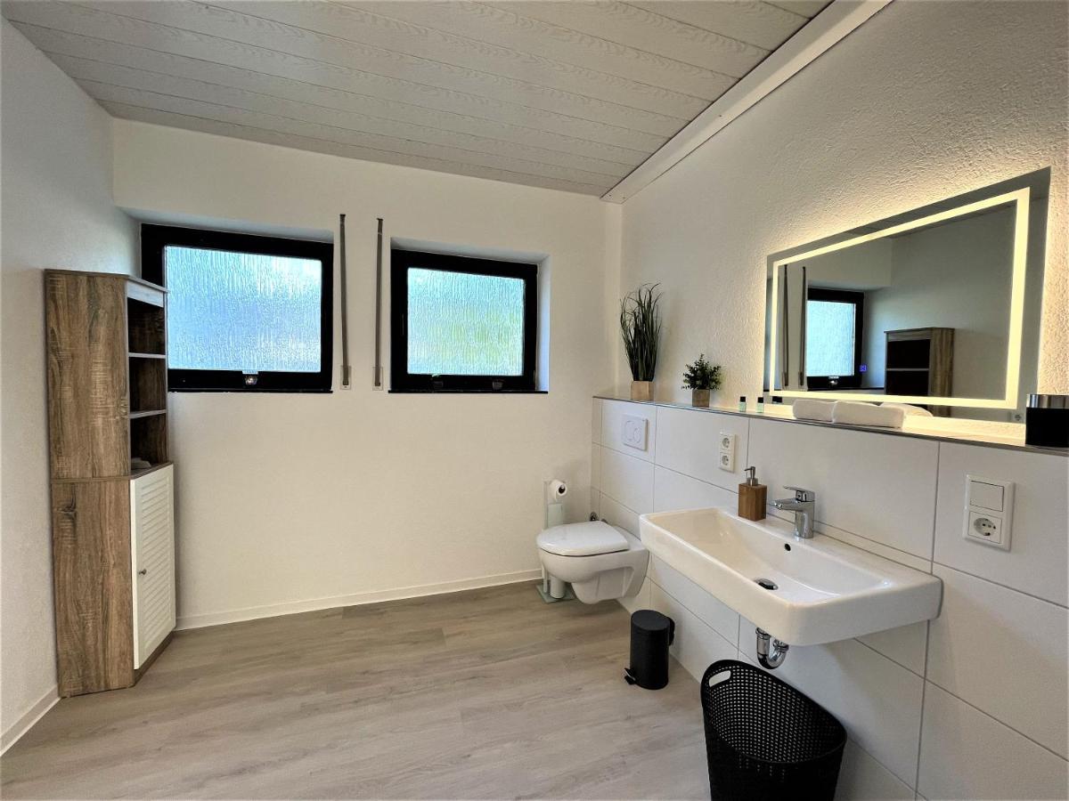 Апартаменти Traumaussicht Kamin Balkon Burgblick 65 Zoll Tv Netflix Sky Joyn Lindenplatz Буллай Екстер'єр фото